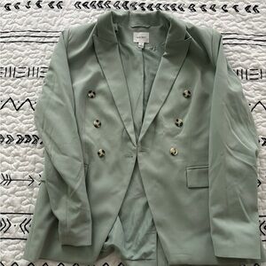 Nine West Sage Green Blazer